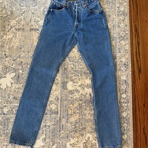 Vintage Levi's Straight Blue Jeans size 22-23